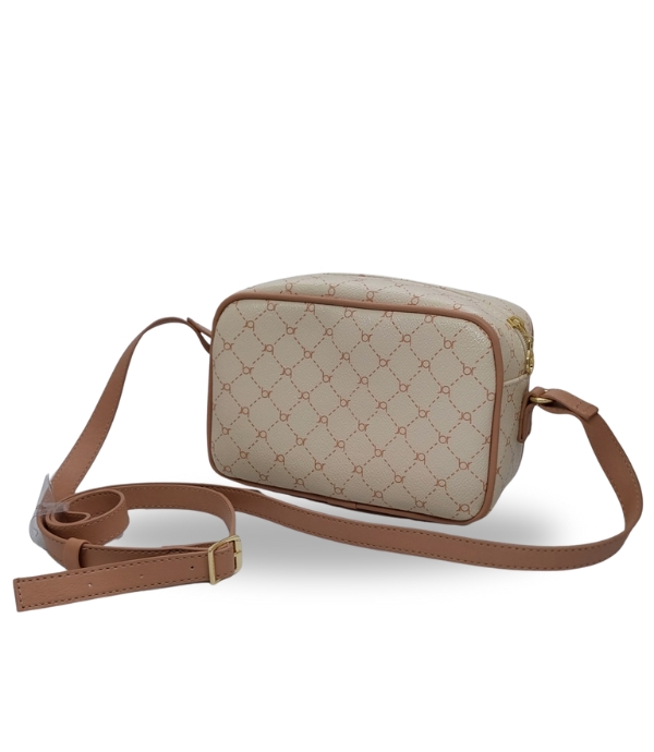 Beira Rio Cream Monogram Bag for Women Durable Daily Use HB1 Cream