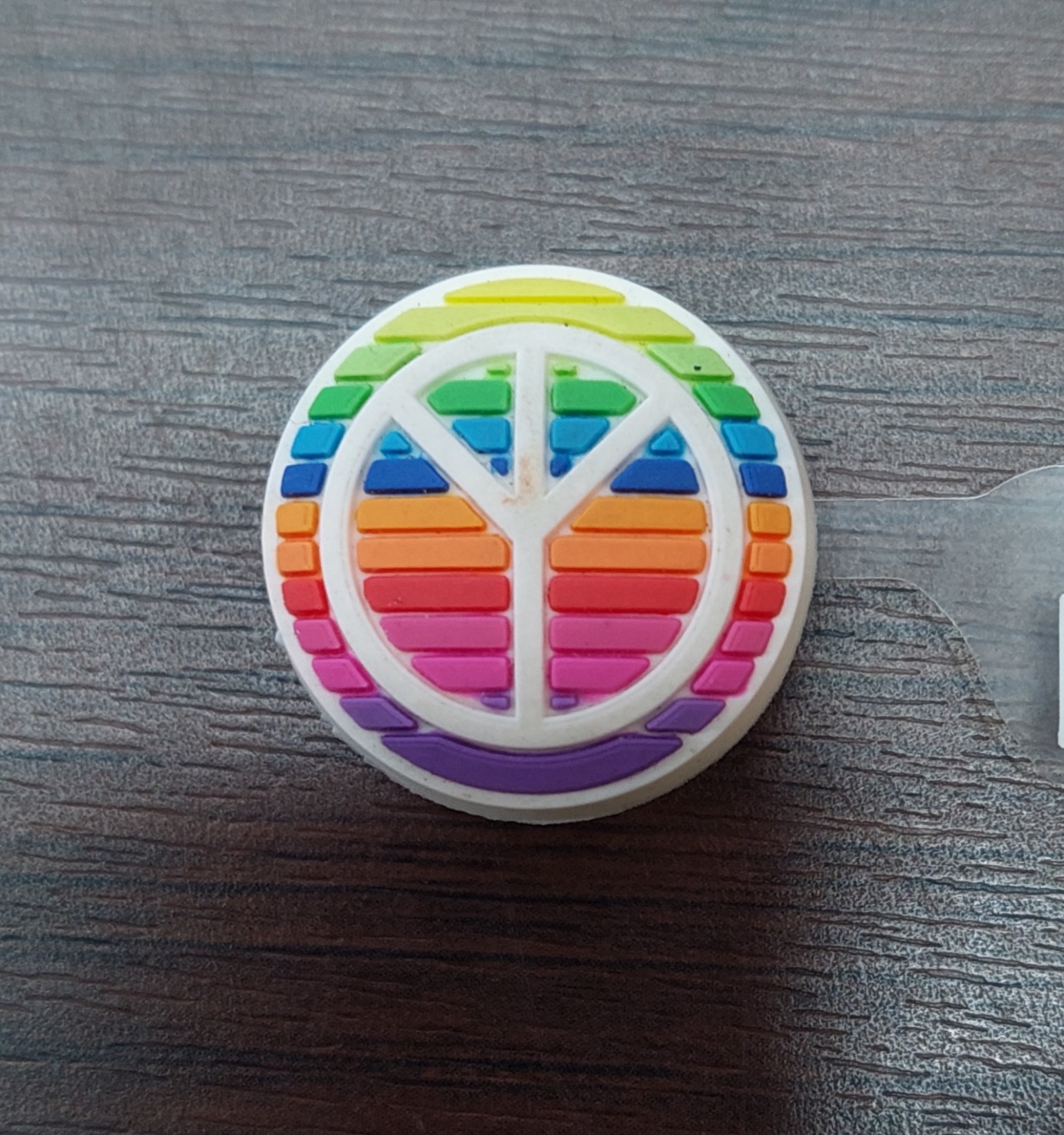 RAINBOW PEACE SIGN CHARM