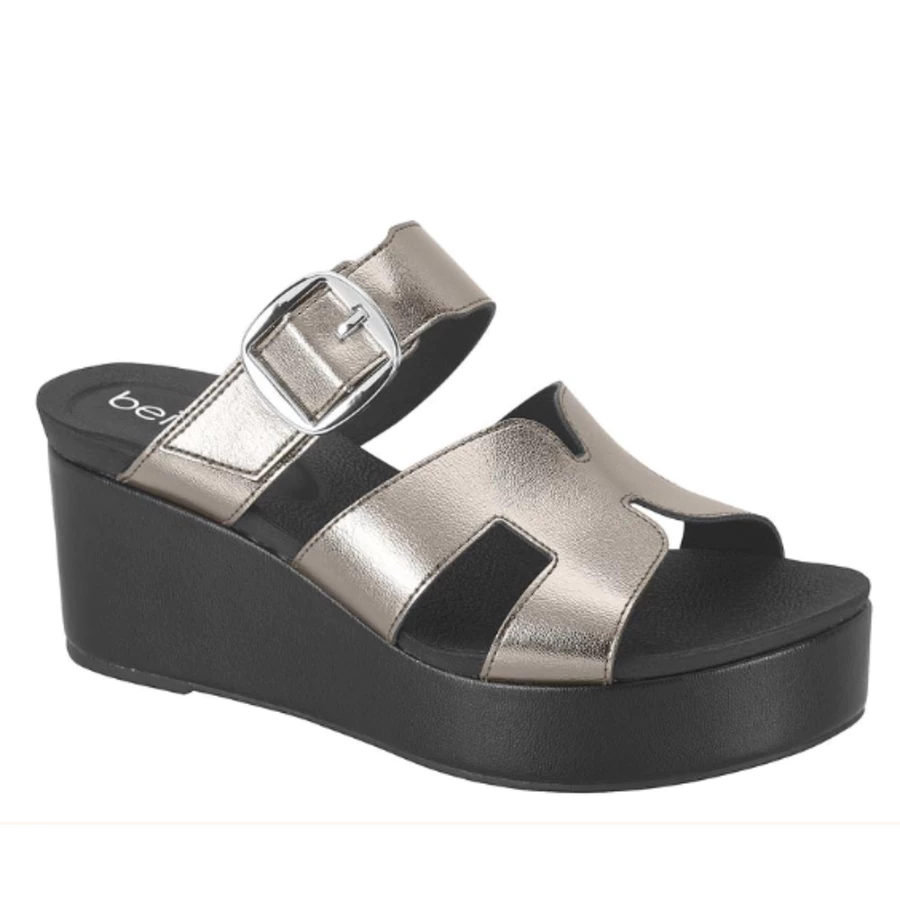 Beira Rio Napa Turim Shiny Metallic Premium Women�s Shoes Trendy Fashion Footwear