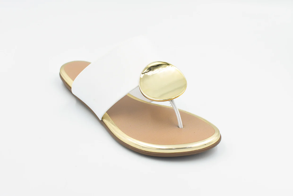 Beira Rio Napa Turim Toe Ring Flat Slip om
