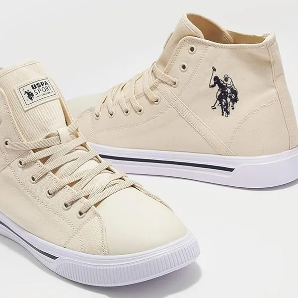 U.S POLO ASSN. SOCRATES HIGH CUT Off White 42
