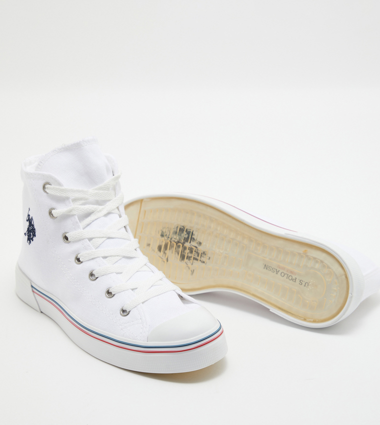 US Polo Assn Penelope High Cut Sneakers White 43