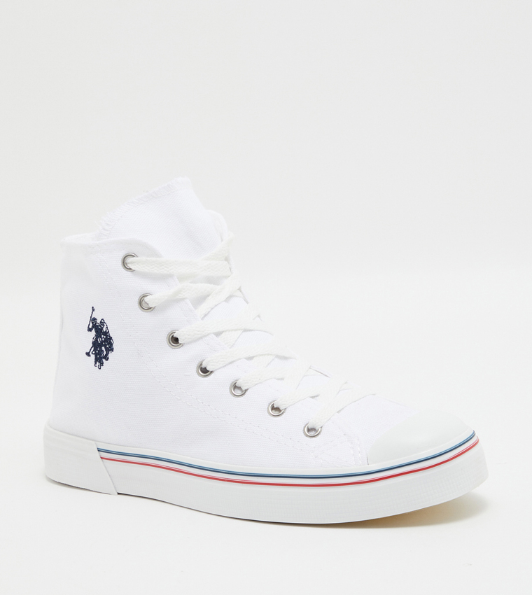US Polo Assn Penelope High Cut Sneakers White 44