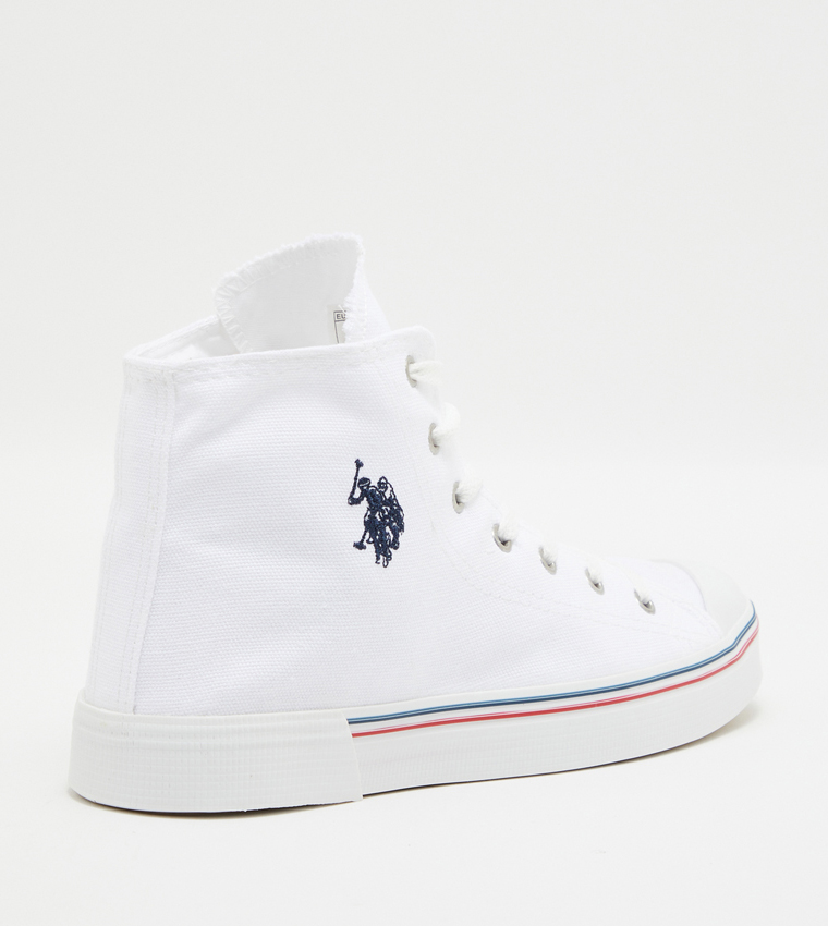 US Polo Assn Penelope High Cut Sneakers White 44