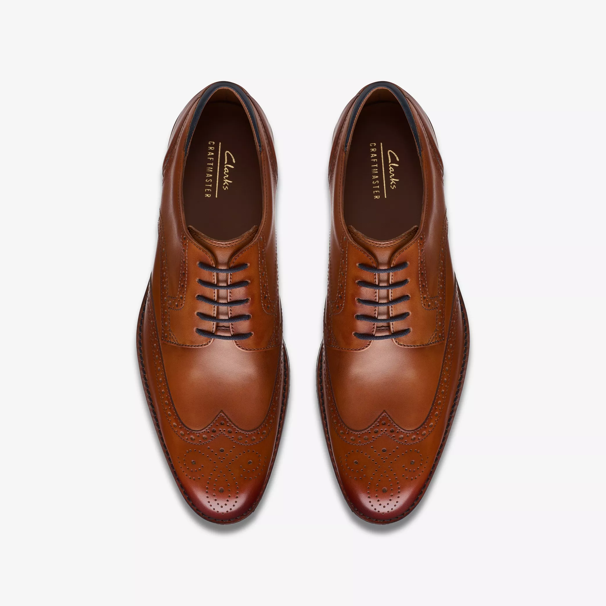 CLARKS BRANDISH LIMIT LEATHER Coffee 46