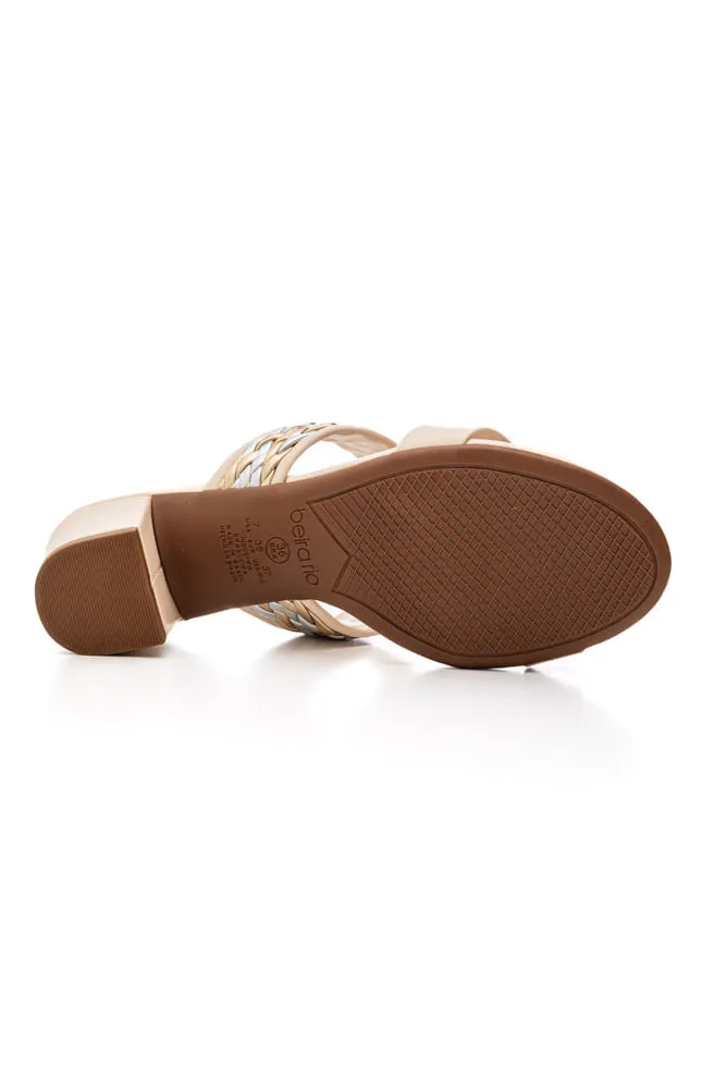 Beira Rio Metallic Premium Napa Turim Women�s Shoes Stylish Comfortable Heels