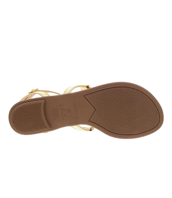 Beira Rio Metallic Premium Napa Turim Women�s Shoes Stylish Comfortable Sandals 