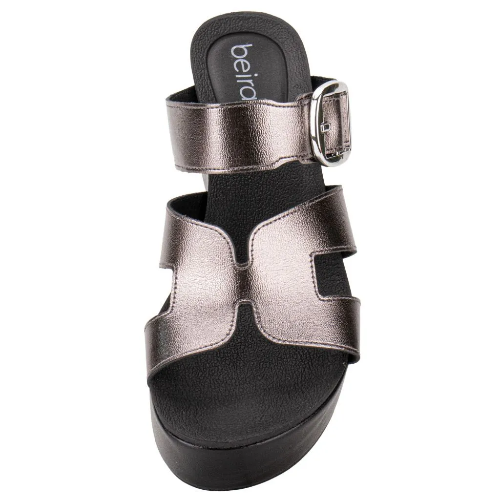 Beira Rio Napa Turim Shiny Metallic Premium Women�s Shoes Trendy Fashion Footwear