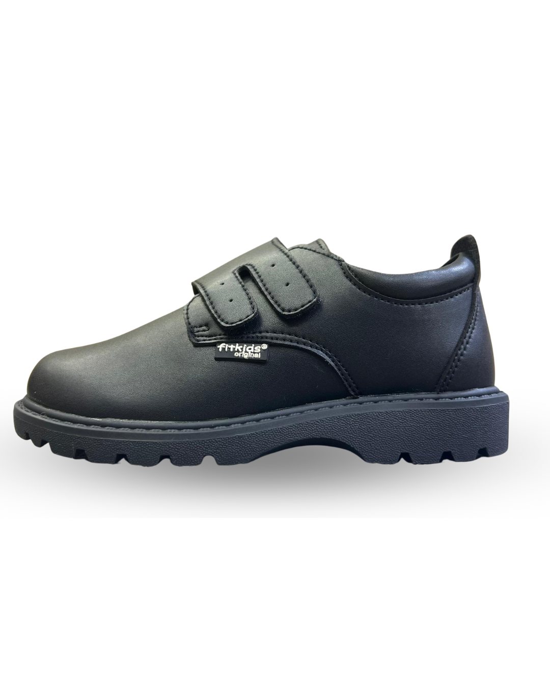 Fit kids School Shoes with strap Black 33