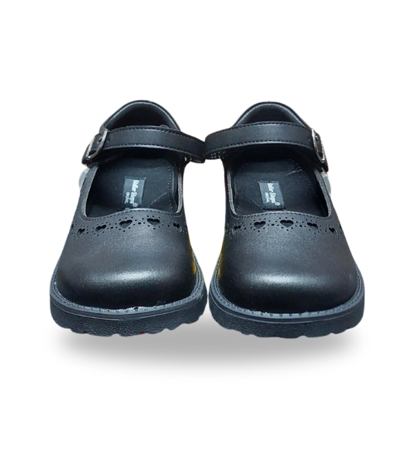 STELLAR STEPS SCHOOL SHOES BLACK 33