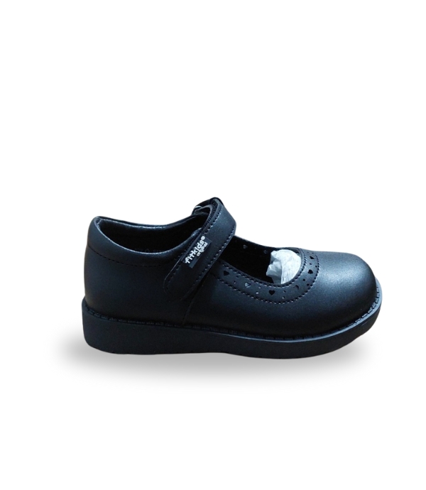 FITKIDS GIRLS MARY JANE SCHOOL SHOES Black 25