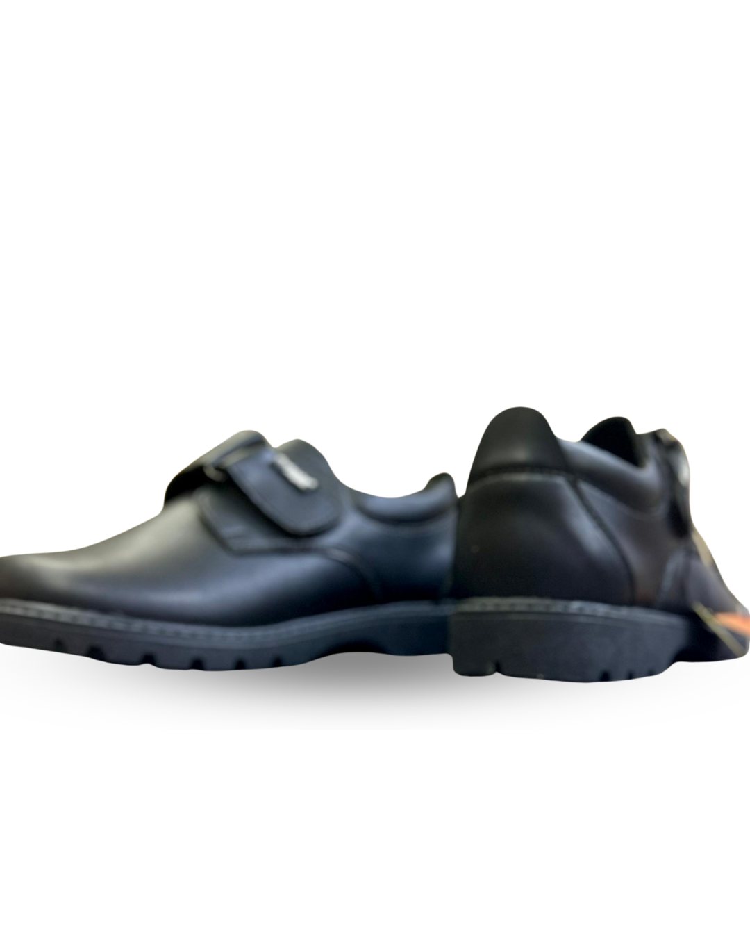 Fitkids Boys School Shoes with adjustable strap Black 28