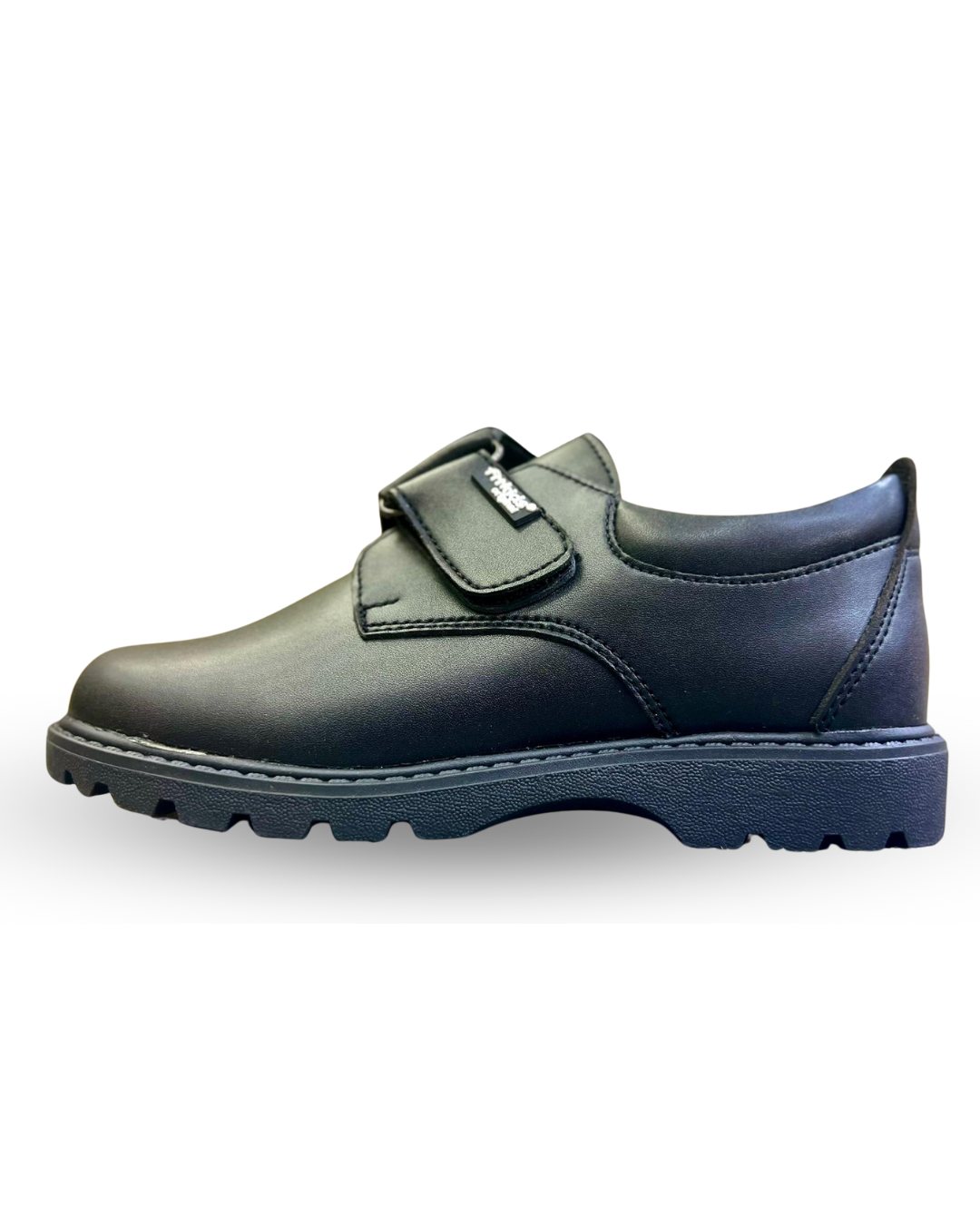 Fitkids Boys School Shoes with adjustable strap Black 32