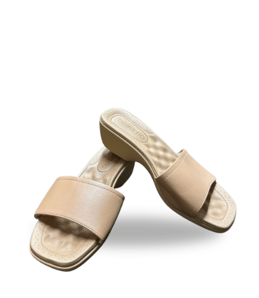 Beira Rio Napa Turim Slip On Sandals Nude 42