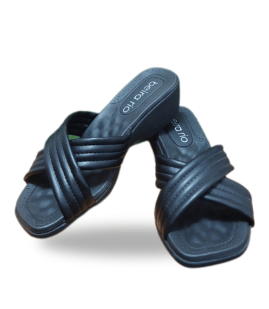 Beira Rio Tira Pronta Sandals Black 39