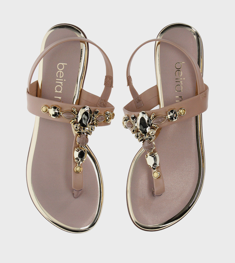 Napa Turim Metal Glamour Sandals Pink 38