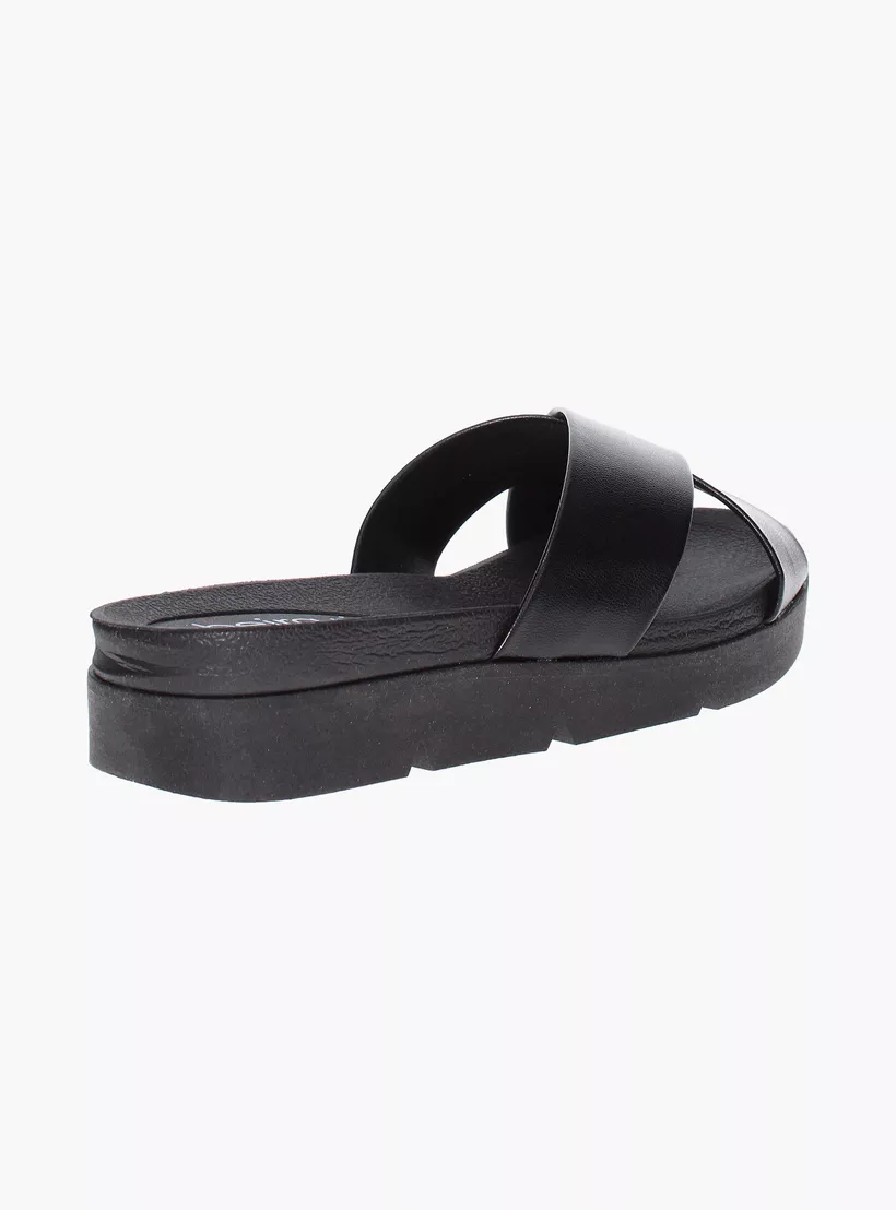 Beira Rio Napa Turim Slip on Sandals Black 41