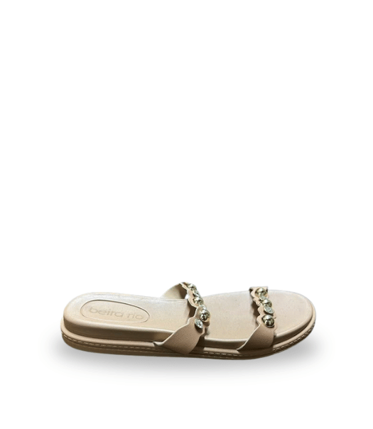Beira Rio Napa Turim Slip on Sandals Nude 41