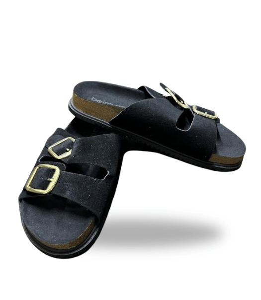 Beira Rio Camurcao Slip on Adjustable Strap Black 42