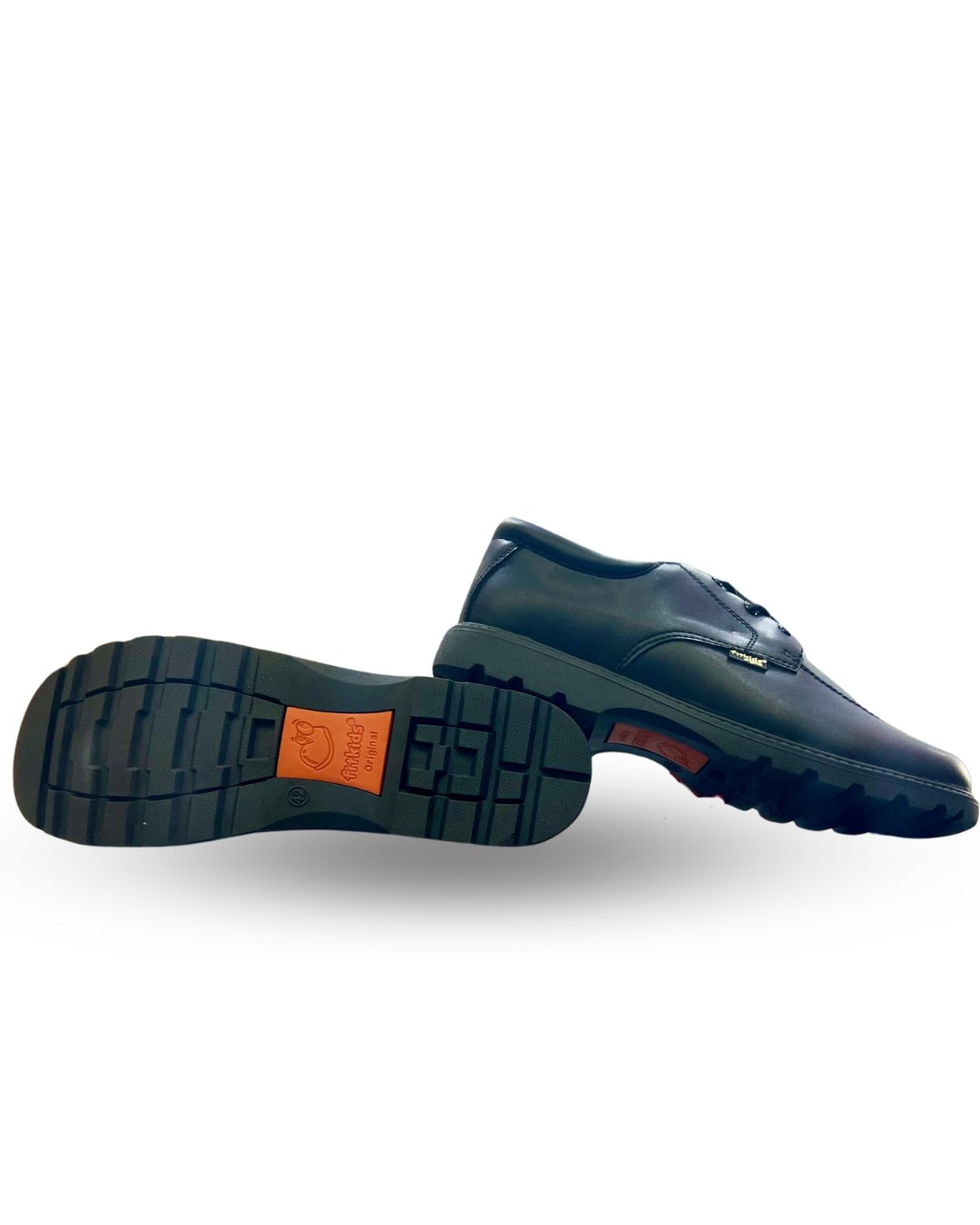 Fitkids Boys Classic School Shoes with Laces Black 34