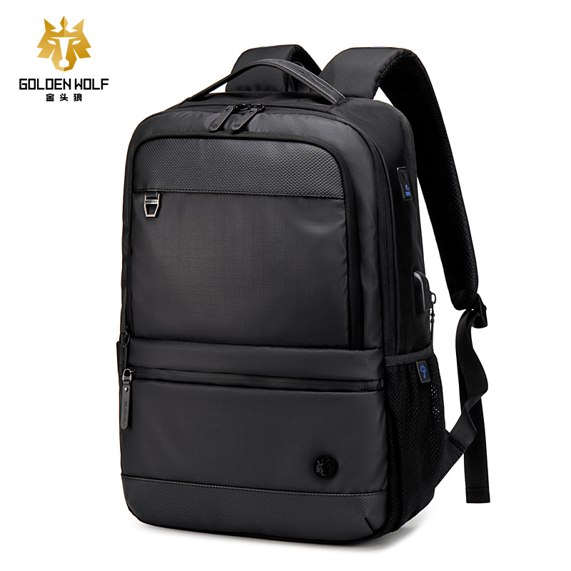 GOLDEN WOLF SLIM BACKPACK LAPTOP BAG