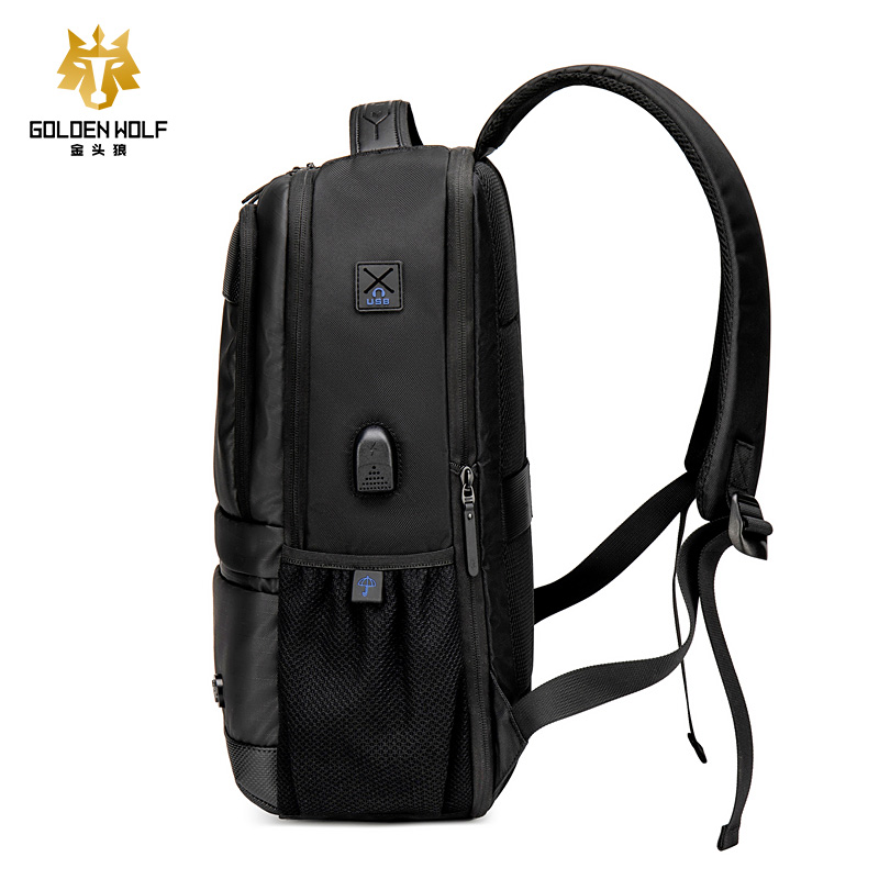 GOLDEN WOLF SLIM BACKPACK LAPTOP BAG