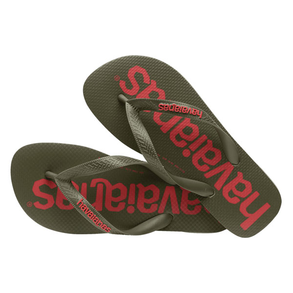 Havaianas Logomania Multi Color Flip flops Green 45/46