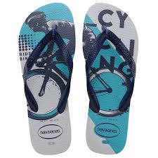 Havaianas Graphic Flip Flop Blue 39/40