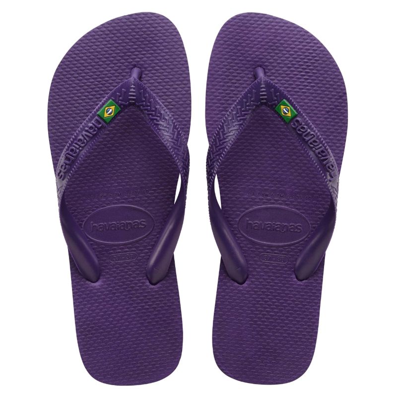 Havaianas Logo Flip Flop Darker Purple 41/42