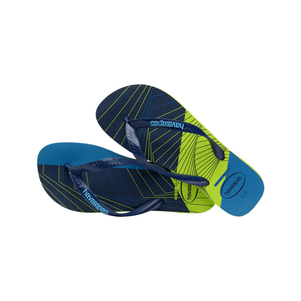 Havaianas Colourful Flip Flops Blue 45/46