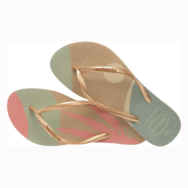 HAVAIANAS Slim Palette Glow Flip Flops for Women | Stylish Summer Sandals