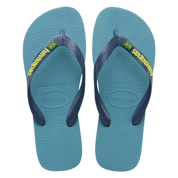Havaianas Logo Flip Flop Blue 41/42