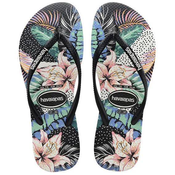 HAVAIANAS SLIM FLORAL DOTS