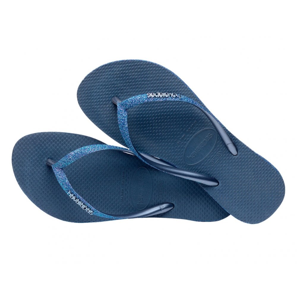 HAVAIANAS SLIM SPARKLES II INDIGO BLUE 35/36