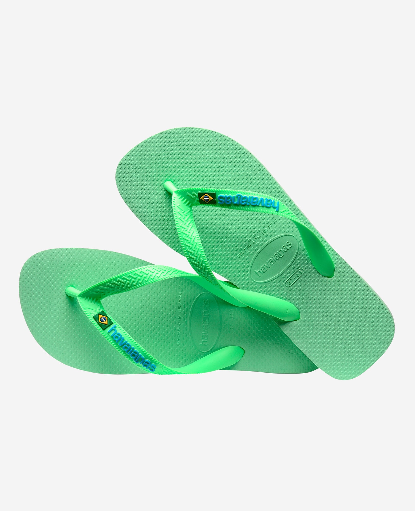 Havaianas Logo Flip Flop Green 43/44