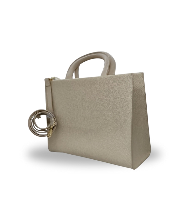 Beira Rio Cream Floter Stretch Handbag for Women Travel and Work HB17 Cream