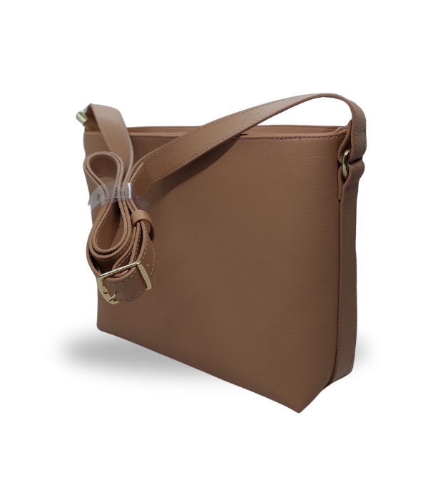 Beira Rio Nude Soft Moscow Bag for Women Lightweight Daily Carry HB39 Nude