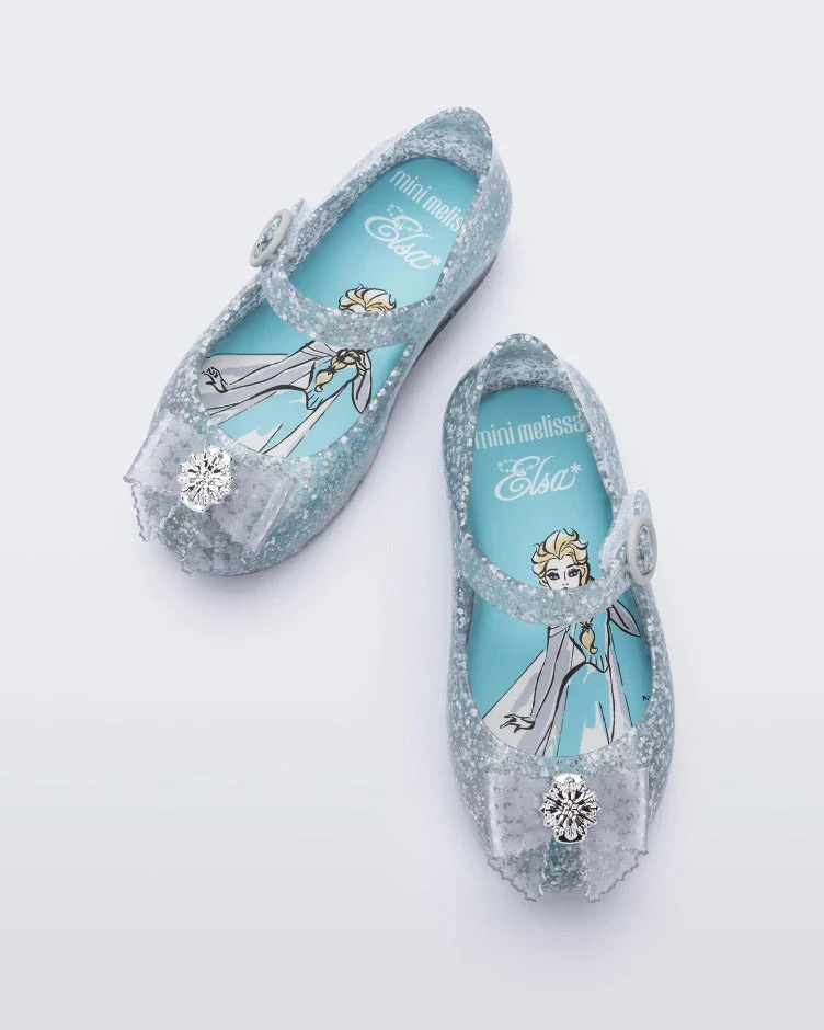 MINI MELISSA PRINCESS DISNEY ELSA GLITTER Blue 19