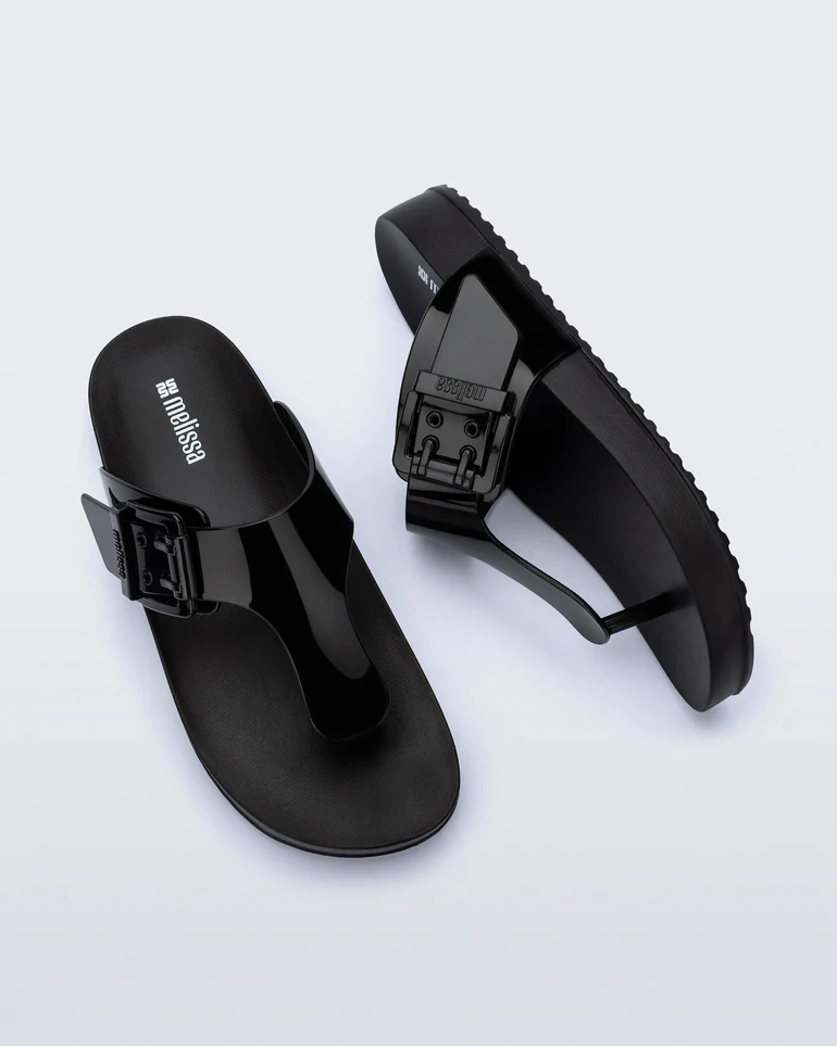 MELISSA COZY FLIP FLOP BLACK 39