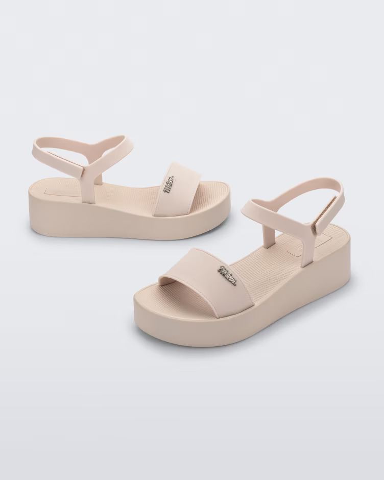 MELISSA SUN LAGUNA PLATFORM BEIGE 37