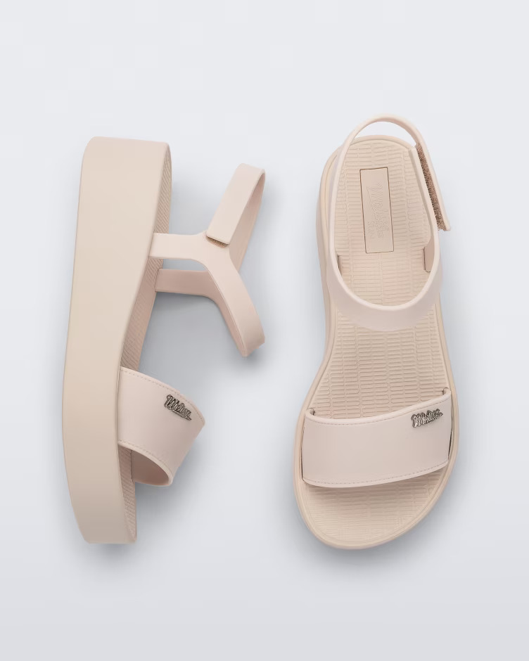 MELISSA SUN LAGUNA PLATFORM BEIGE 41