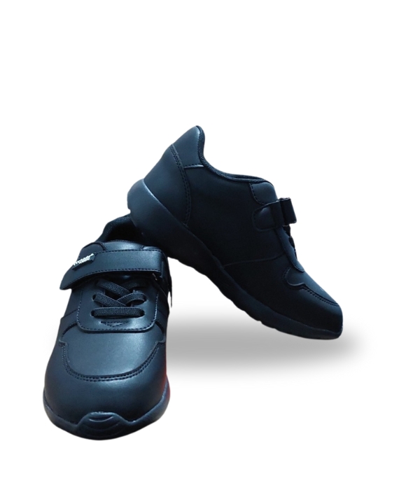 FITKIDS SPORT SCHOOL SHOE WITH LACE AND SCRAP Black 32