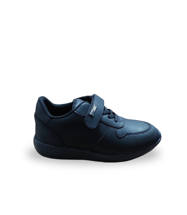 FITKIDS SPORT SCHOOL SHOE WITH LACE AND SCRAP Black 39